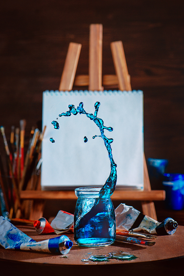 Painting waves
