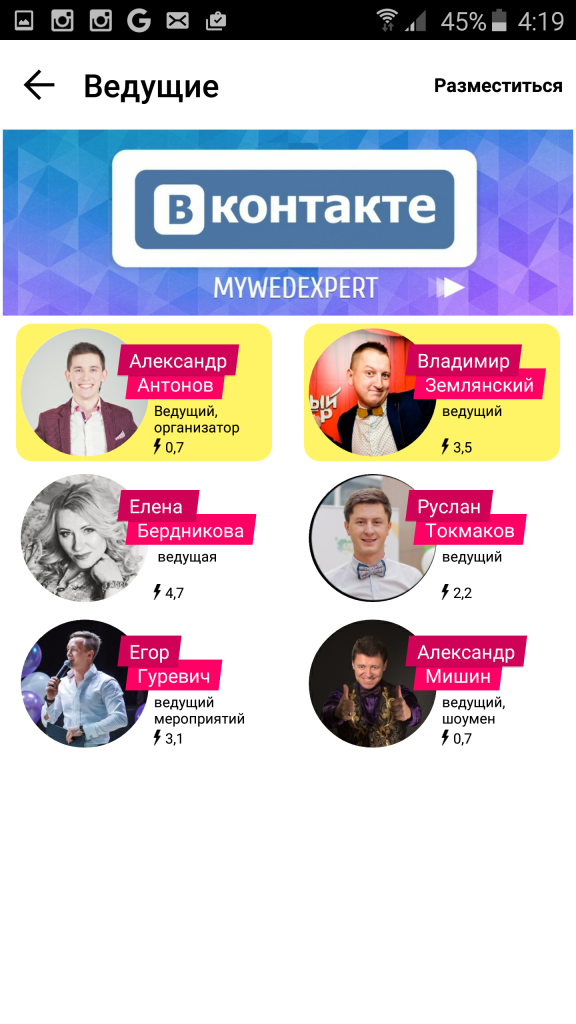 Свадебный эксперт. Каталог профессионалов